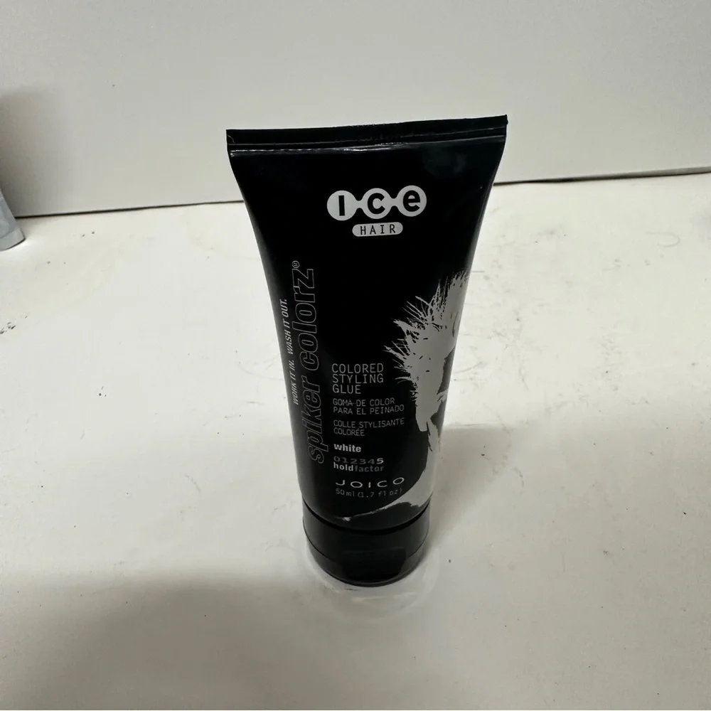 Joico Ice Hair Spiker Colorz White 1.7 Oz Color Colored Styling Glue HTF